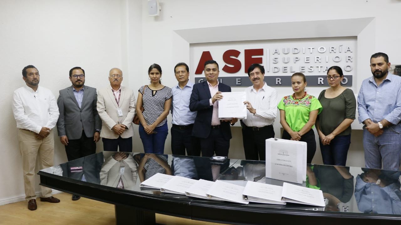 ENTREGA CONGRESO DE GUERRERO SU CUENTA PÚBLICA 2018 A LA ASE