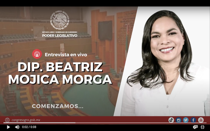 Entrevista con la diputada Beatriz Mojica Morga