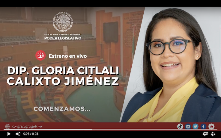 Entrevista con la Diputada Gloria Citlali Calixto Jiménez