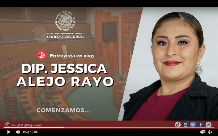 Entrevista con la Diputada Jessica Alejo Rayo