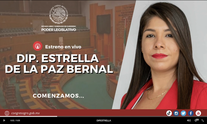 Entrevista con la diputada Estrella De la Paz Bernal