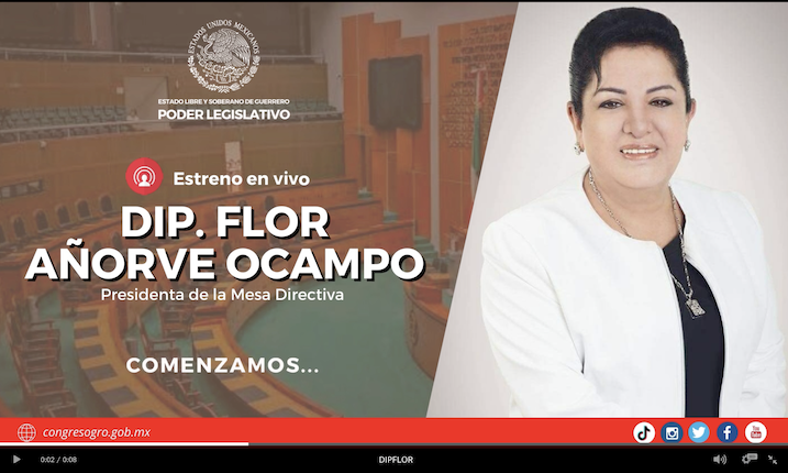 Entrevista con la diputada Flor Añorve Ocampo