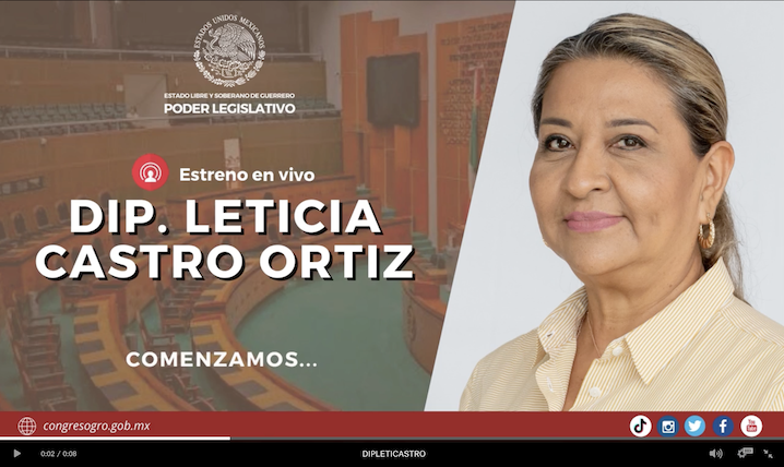 Entrevista con la diputada Leticia Castro Ortiz
