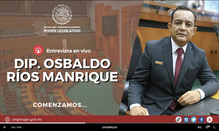 Entrevista con el diputado Osbaldo Ríos Manrique