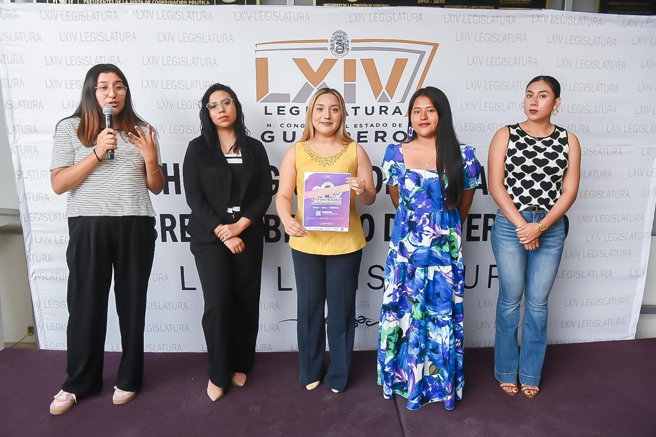 ANUNCIAN EN EL CONGRESO DE GUERRERO EL 1ER FORO ESTATAL DE MUJERES JÓVENES GUERRERENSES 2026