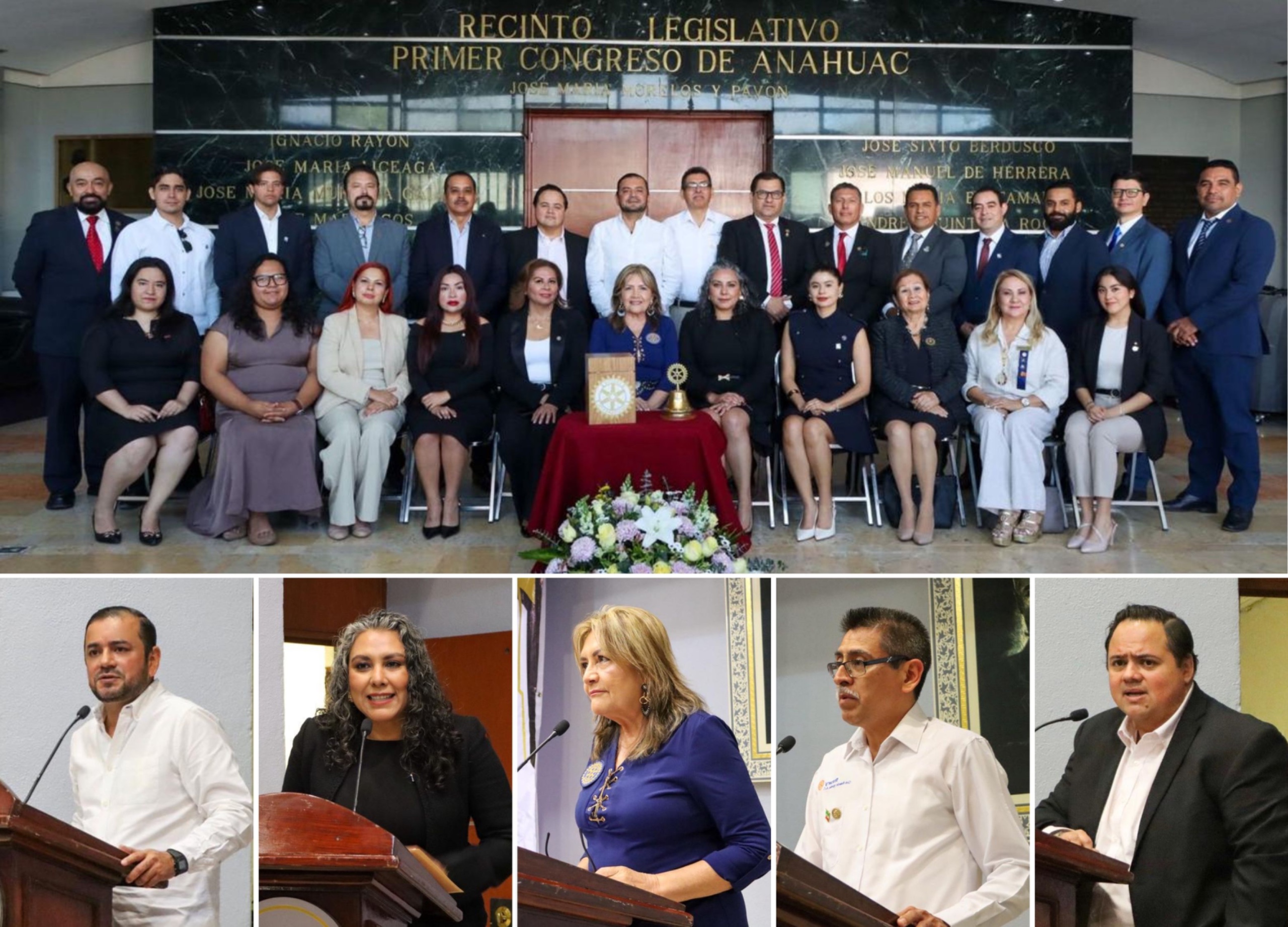CONGRESO DE GUERRERO RECONOCE EL DÍA DEL ROTARISMO Y REFRENDA ALIANZA CON CLUBES ROTARIOS