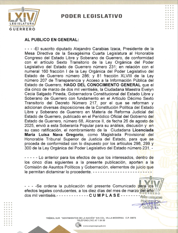 MARIA LUISA NAVA GREGORIO