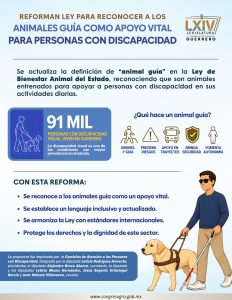 ANIMALES GUIA COMO APOYO VITAL PARA DISCAPACIDAD
