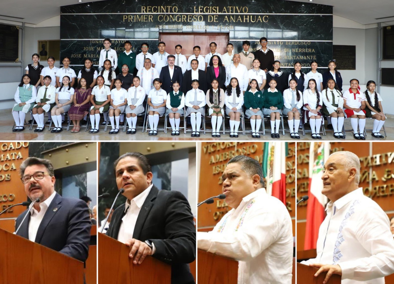 SE COMPROMETEN DIPUTADOS CON JUVENTUDES GUERRERENSES EN EL XVIII PARLAMENTO ESTUDIANTIL 2026 "LOS ADOLESCENTES Y LA CULTURA DE LA LEGALIDAD"
