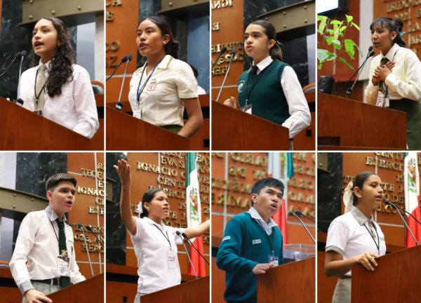 SE PRONUNCIAN EN EL PARLAMENTO ESTUDIANTIL POR EDUCAR PARA LA PAZ, LA IGUALDAD DE GÉNERO, EL MEDIO AMBIENTE Y LA CULTURA DE LA LEGALIDAD