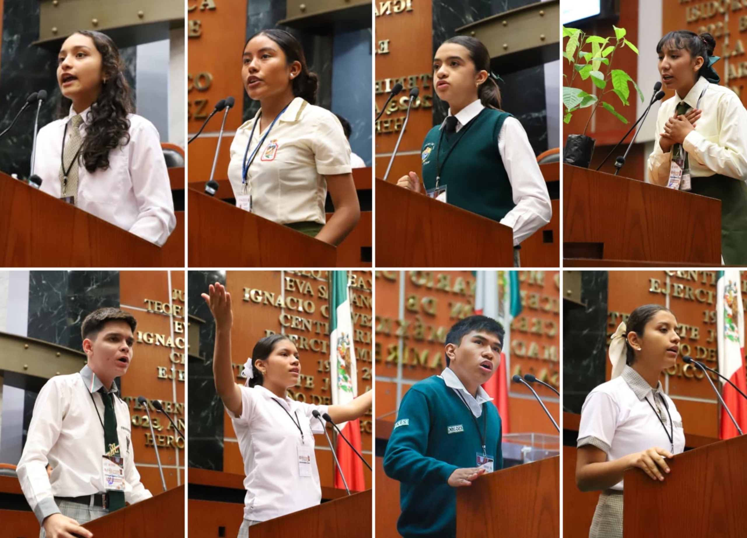SE PRONUNCIAN EN EL PARLAMENTO ESTUDIANTIL POR EDUCAR PARA LA PAZ, LA IGUALDAD DE GÉNERO, EL MEDIO AMBIENTE Y LA CULTURA DE LA LEGALIDAD