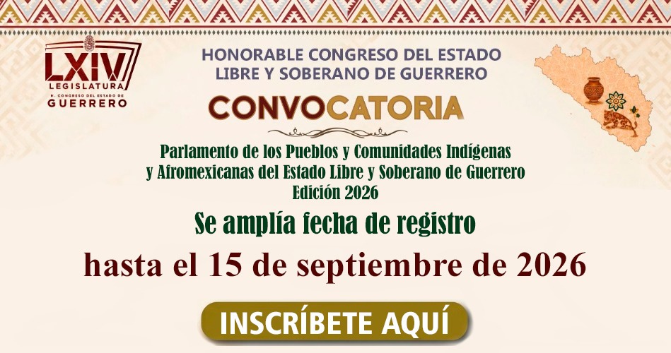 parlamento de los pueblos indigenas y afromexicanos 2026 nuevas fechas