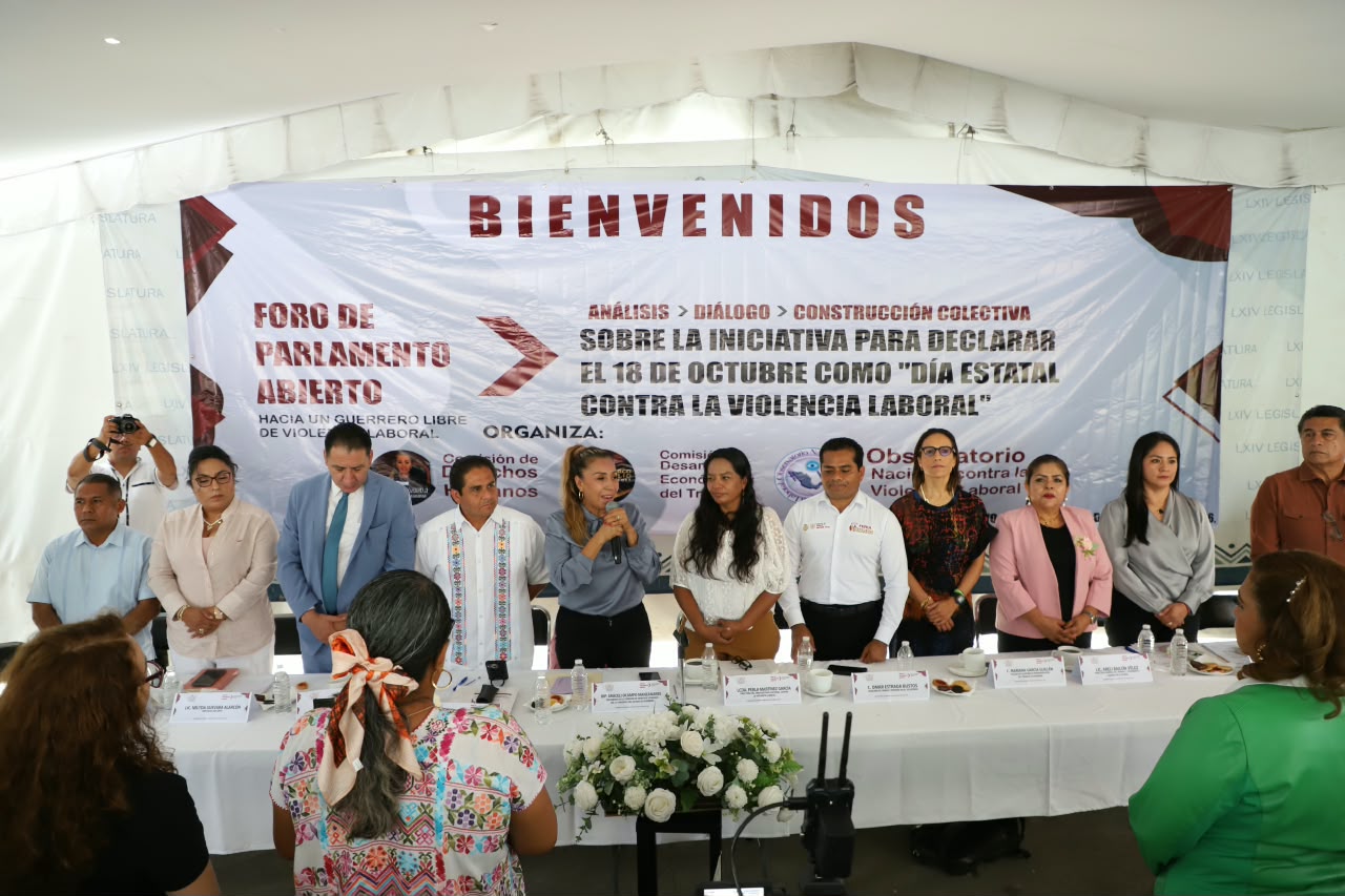 Realiza Congreso del Estado el foro “Hacia un Guerrero libre de violencia laboral”