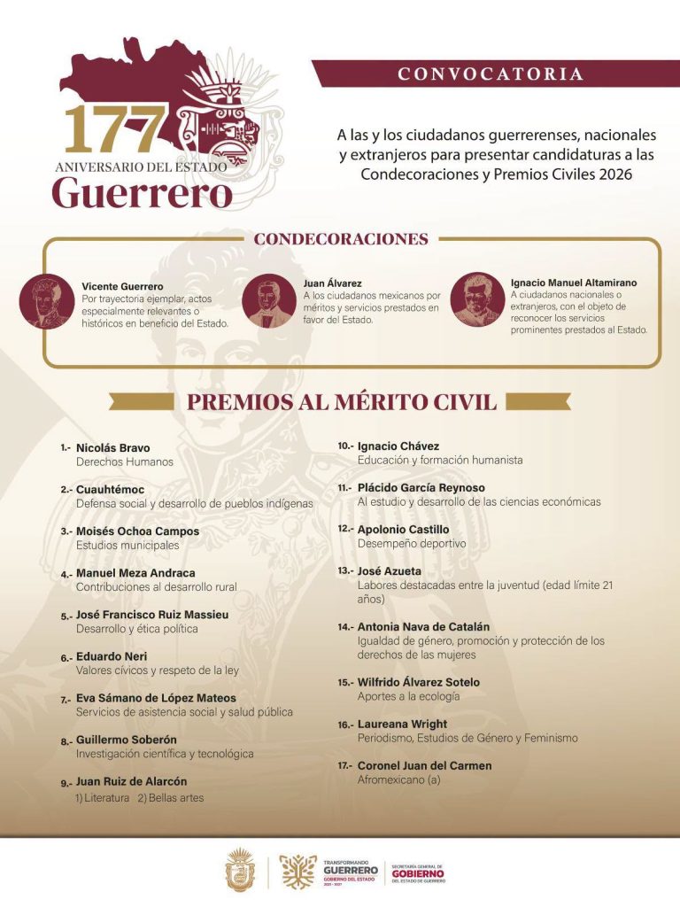 Convocatoria premio al mérito civil